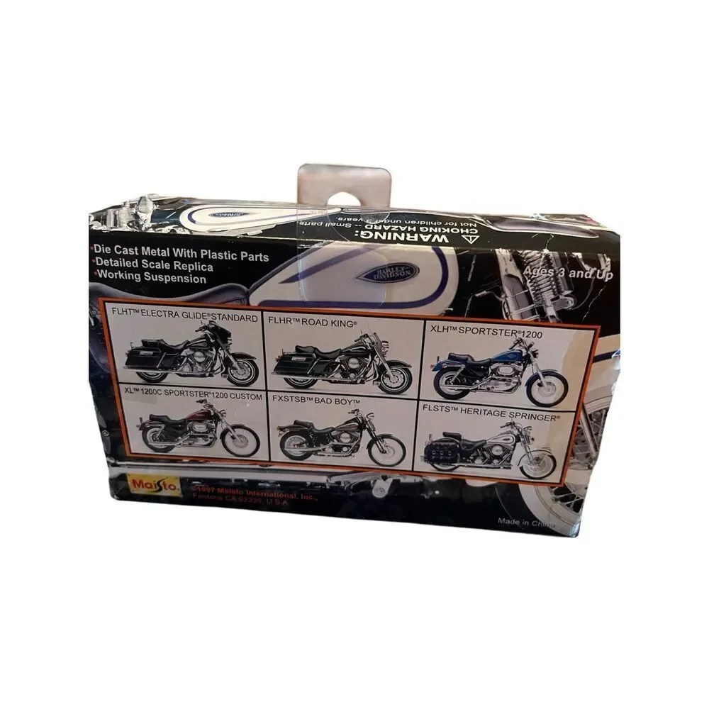 New Harley-Davidson Kids Die Cast Motorcycle Set 1:18 Set of 2